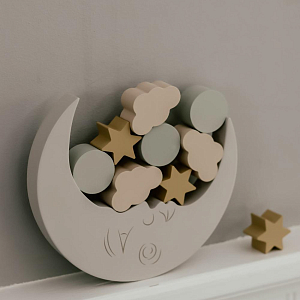 Балансир деревянный Зэтс Майн (That's Mine) "Луна Лана", серый