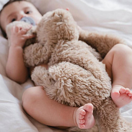 Плюшевая игрушка Зэтс Майн (That's Mine) "Кролик Хьюстон", бежевый, 39 см