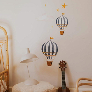 Стикер настенный Зэтс Майн (That's Mine) "Воздушные Шары В Мире Снов", синий