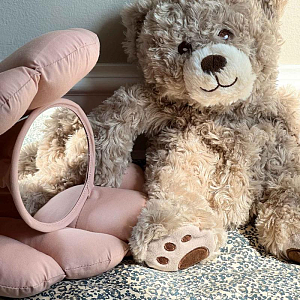 Игрушечное зеркало в виде ракушки Зэтс Майн (That's Mine), розовое