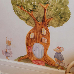 Стикер настенный Зэтс Майн (That's Mine) "Тайный Домик на Дереве"