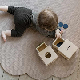 Игровой коврик пенный Зэтс Майн (That's Mine) "Ракушка", кофе с молоком, 110 см