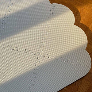 Игровой коврик пенный Зэтс Майн (That's Mine) "Ракушка", светло-серый, 110 см