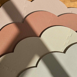 Игровой коврик пенный Зэтс Майн (That's Mine) "Ракушка", темно-пудровый, 110 см