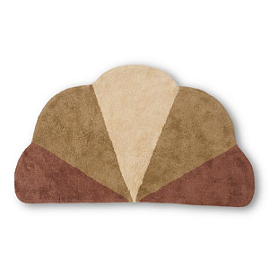 Ковер полукруглый Зэтс Майн (That's Mine) "Какао", кофейный микс, 78 х 140 см