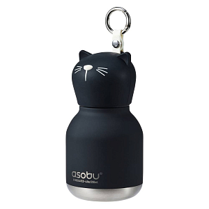 Бутылка-термос для напитков Asobu "Mini Bestie", кошка, 200 мл