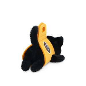 Мягкая игрушка Orange Toys "Котенок в сумке", черный