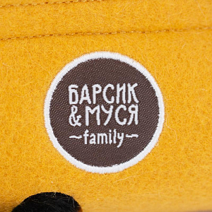 Мягкая игрушка Orange Toys "Котенок в сумке", черный