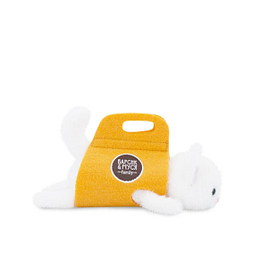 Мягкая игрушка Orange Toys "Котенок в сумке", белый