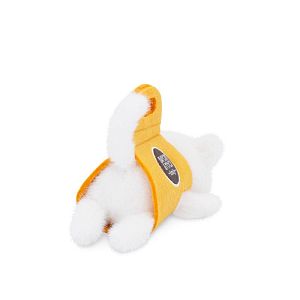 Мягкая игрушка Orange Toys "Котенок в сумке", белый