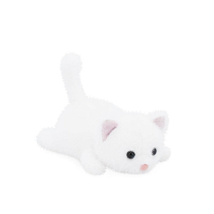 Мягкая игрушка Orange Toys "Котенок в сумке", белый