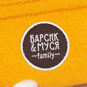 Мягкая игрушка Orange Toys "Котенок в сумке", белый