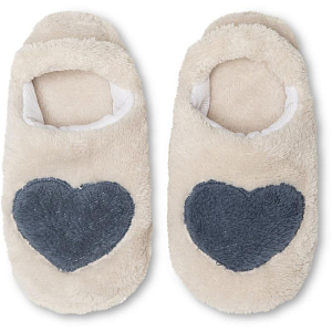 Тапочки плюшевые Зэтс Майн (That's Mine) "Море Любви Майлс", кремовые