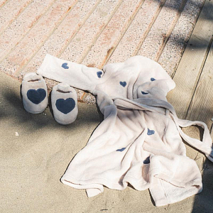 Тапочки плюшевые Зэтс Майн (That's Mine) "Море Любви Майлс", кремовые