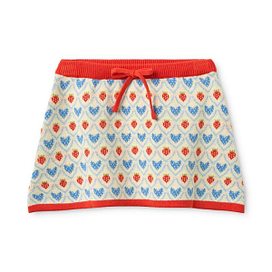 Юбка Flöss "Лейя", ягодные сердца