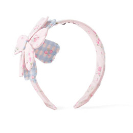 Ободок Джинджерснэпс (Gingersnaps) "Цинния", розовая пудра