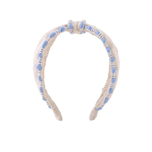 Ободок с вышивкой Джинджерснэпс (Gingersnaps) "Дельта", снежные розы