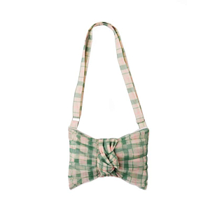 Сумка-бант Джинджерснэпс (Gingersnaps) "Кэсси", зеленая клетка