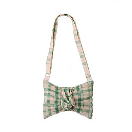 Сумка-бант Джинджерснэпс (Gingersnaps) "Кэсси", зеленая клетка