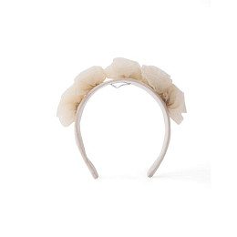 Ободок Джинджерснэпс (Gingersnaps) "София", ванильный