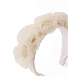 Ободок Джинджерснэпс (Gingersnaps) "София", ванильный