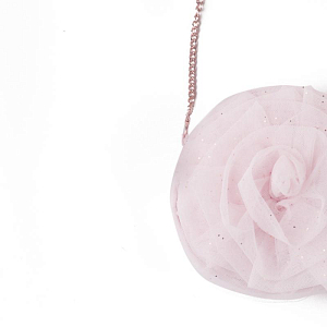 Сумка-цветок Джинджерснэпс (Gingersnaps) "Альба", нежно-розовая