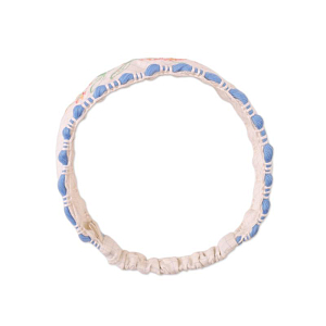 Повязка на голову для малышей Джинджерснэпс (Gingersnaps) "Дейя", белая с голубым