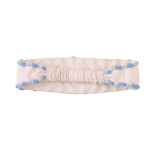 Повязка на голову для малышей Джинджерснэпс (Gingersnaps) "Дейя", белая с голубым