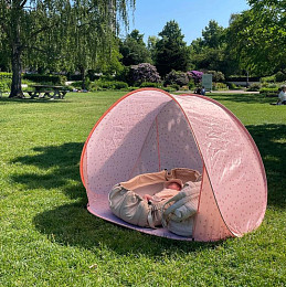 Палатка пляжная автоматическая Vanilla Copenhagen "Божья Коровка", розовая, 90 х 120 см