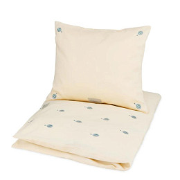 Постельное белье с вышивкой Cam Cam Copenhagen "В Мире Снов", 2 предмета, кремовое, 70 х 100 см