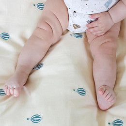 Постельное белье с вышивкой Cam Cam Copenhagen "В Мире Снов", 2 предмета, кремовое, 70 х 100 см