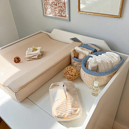 Набор стеганых корзин Кам Кам Копенгаген (Cam Cam Copenhagen) "Овсяное Поле", 2 шт