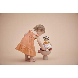 Текстильная кукла Kaloo "Eloise", в оранжевом платье, серия "Tendresse de Kaloo", 25 см