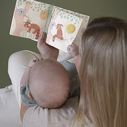 Текстильная книга развивающая Kaloo "Мой Сон", серая, серия "Petit Songe", 14 см
