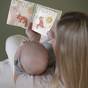 Текстильная книга развивающая Kaloo "Мой Сон", серая, серия "Petit Songe", 14 см