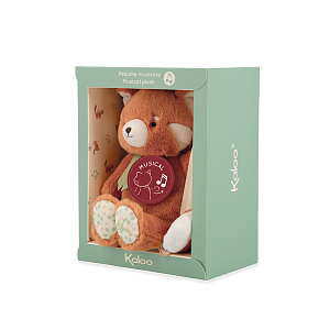 Мягкая игрушка музыкальная Kaloo "Панда", серия "Petit Songe", оранжевая, 20 см
