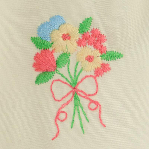 Сарафан с вышивкой Джинджерснэпс (Gingersnaps) "Эвери", кремовый