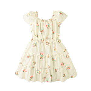 Сарафан с вышивкой Джинджерснэпс (Gingersnaps) "Эвери", кремовый
