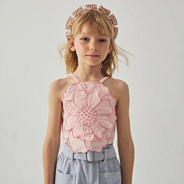 Топ-цветок Джинджерснэпс (Gingersnaps) "Жемчужина", розовый