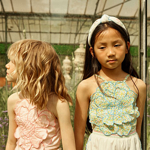 Топ-цветок Джинджерснэпс (Gingersnaps) "Жемчужина", розовый