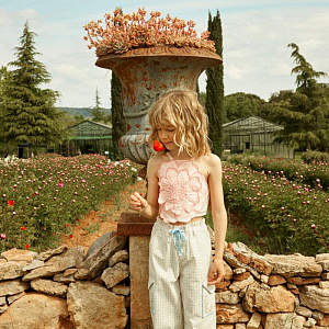 Топ-цветок Джинджерснэпс (Gingersnaps) "Жемчужина", розовый