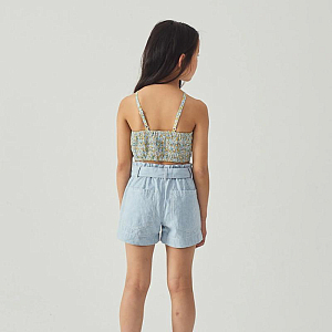 Топ-цветок Джинджерснэпс (Gingersnaps) "Элоиз", ясно-голубой