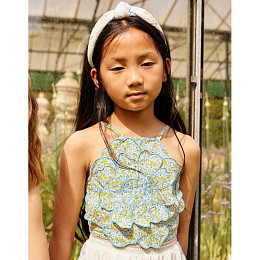 Топ-цветок Джинджерснэпс (Gingersnaps) "Элоиз", ясно-голубой