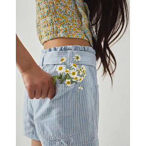 Шорты Джинджерснэпс (Gingersnaps) "Амара", голубые полоски