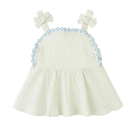 Топ-фартук Джинджерснэпс (Gingersnaps) "Изабель", бледно-голубой