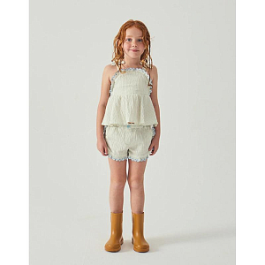 Топ-фартук Джинджерснэпс (Gingersnaps) "Изабель", бледно-голубой