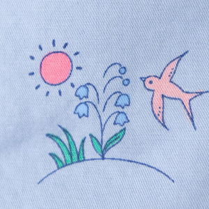 Полукомбинезон с шортами Джинджерснэпс (Gingersnaps) "Харви", голубой