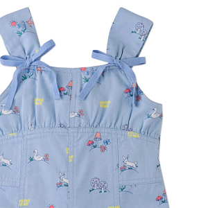 Полукомбинезон с шортами Джинджерснэпс (Gingersnaps) "Харви", голубой