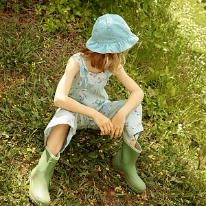 Полукомбинезон с шортами Джинджерснэпс (Gingersnaps) "Харви", голубой