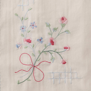 Сарафан с вышивкой Джинджерснэпс (Gingersnaps) "Алеся", птицы в облаках